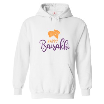 Happy Baisakhi Vaisakhi Sikh Punjabi New Year Festival Print Unisex Unisex Kids & Adult Pullover Hoodie									